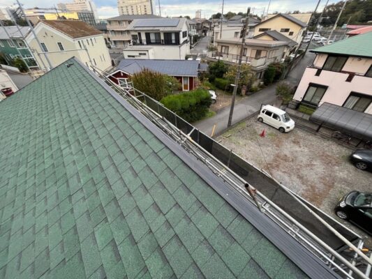 千葉市中央区にて屋根修理　カバー工法　完工