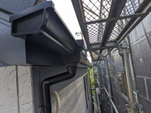 千葉市花見川区にて屋根修理　雨樋交換　完工